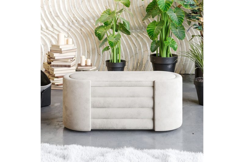 Sufian Sittbänk 105 cm - Cremevit - Möbler - Stolar & fåtöljer - Sittbänk - Hallbänk