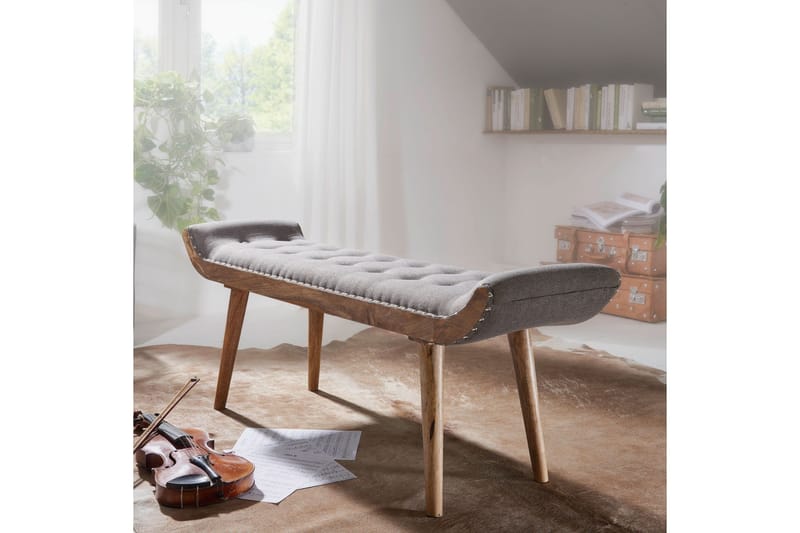 Timiothy Sittbänk - Grå - Möbler - Stolar & fåtöljer - Sittbänk - Hallbänk