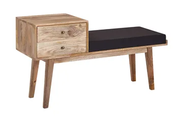 Tultered Sittbänk 120 cm - Brun - Möbler - Stolar & fåtöljer - Sittbänk - Hallbänk - Hallbänk med förvaring