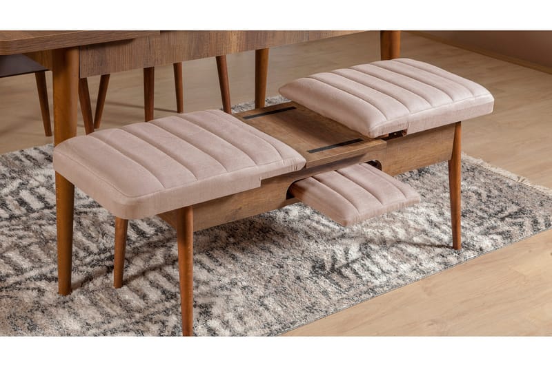 Valsot Sittbänk 110 cm - Brun - Möbler - Stolar & fåtöljer - Sittbänk - Hallbänk