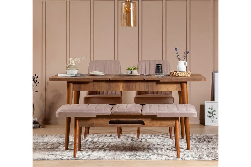 Valsot Sittbänk 110 cm - Brun - Möbler - Stolar & fåtöljer - Sittbänk - Hallbänk