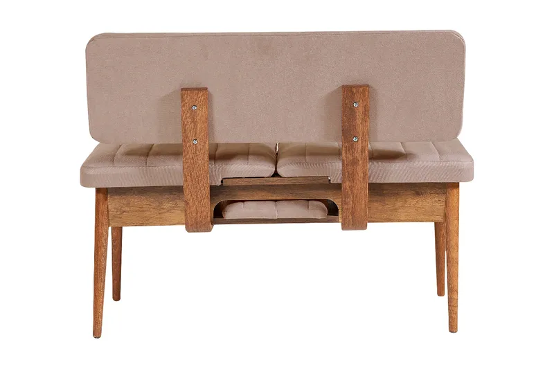 Valsot Sittbänk 110 cm - Mörkbrun/Grå - Möbler - Stolar & fåtöljer - Sittbänk