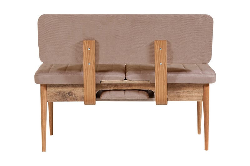 Valsot Sittbänk 110 cm - Trä/natur/Grå - Möbler - Stolar & fåtöljer - Sittbänk