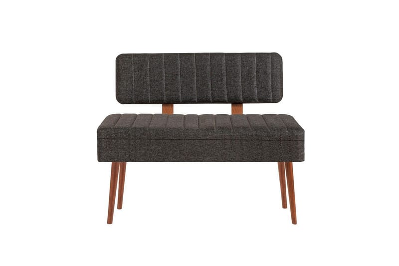 Valsot Sittbänk 110 cm - Valnöt/Antracit - Möbler - Stolar & fåtöljer - Sittbänk