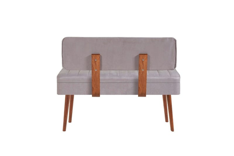 Valsot Sittbänk 110 cm - Valnöt/Grå - Möbler - Stolar & fåtöljer - Sittbänk
