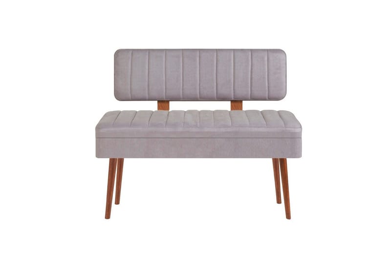 Valsot Sittbänk 110 cm - Valnöt/Grå - Möbler - Stolar & fåtöljer - Sittbänk