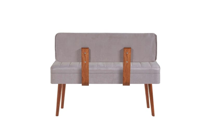 Valsot Sittbänk 110 cm - Valnöt/Grå - Möbler - Stolar & fåtöljer - Sittbänk - Hallbänk