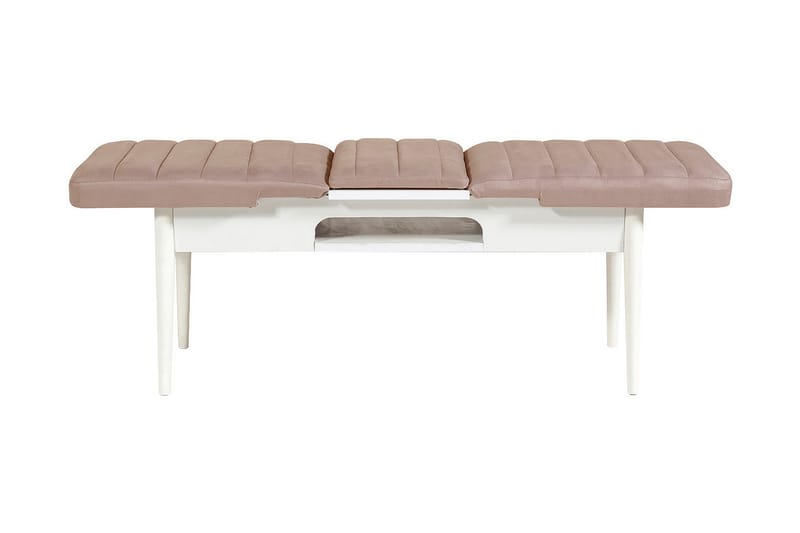 Valsot Sittbänk 110 cm - Vit/Brun - Möbler - Stolar & fåtöljer - Sittbänk - Hallbänk