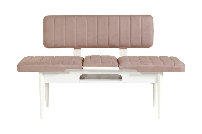 Valsot Sittbänk 110 cm - Vit/Grå - Möbler - Stolar & fåtöljer - Sittbänk