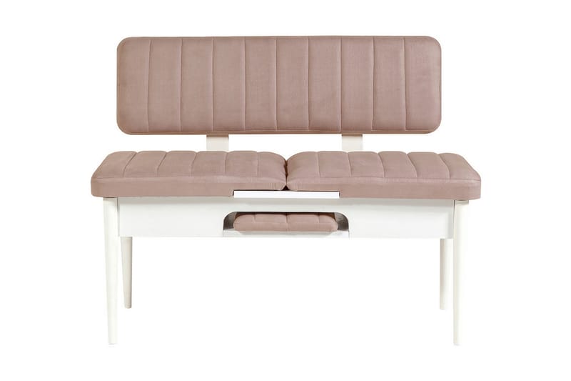 Valsot Sittbänk 110 cm - Vit/Grå - Möbler - Stolar & fåtöljer - Sittbänk