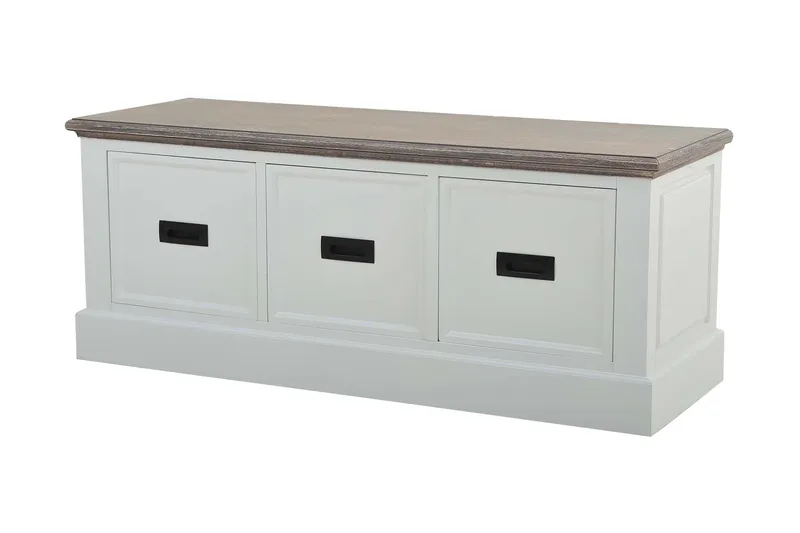 Verdell Bänk 120 cm - Vit - Möbler - Stolar & fåtöljer - Sittbänk - Hallbänk