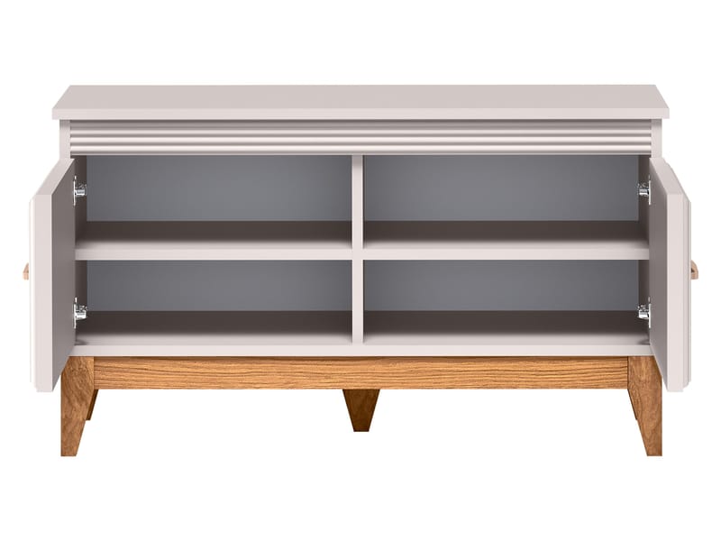 Zeylor Skoskåp - beige, naturlig ek och guld-koppar - Möbler - Stolar & fåtöljer - Sittbänk - Skobänk & skohylla med bänk