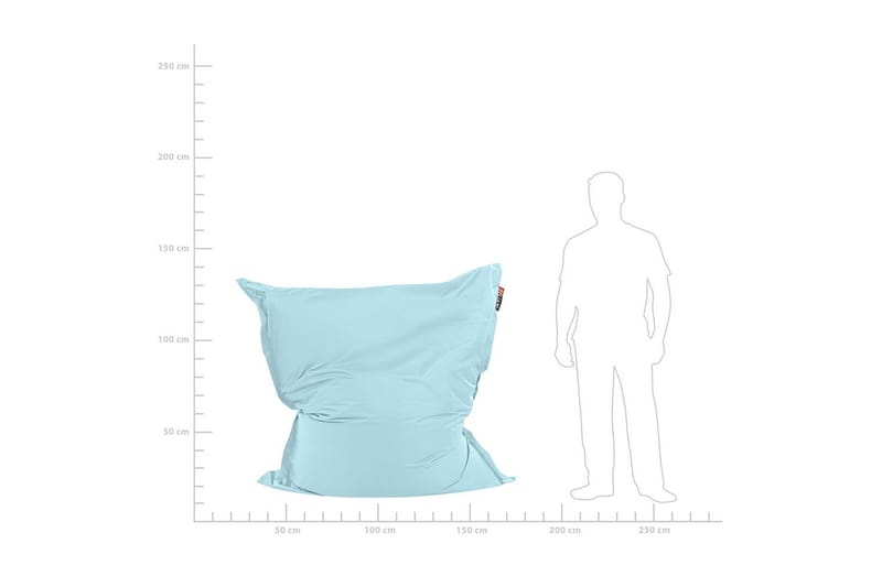 Sittsäck Fuzzy Blå, 140x180x20 cm - Blå, 140x180x20 cm - Möbler - Stolar & fåtöljer - Sittsäck & sackosäck