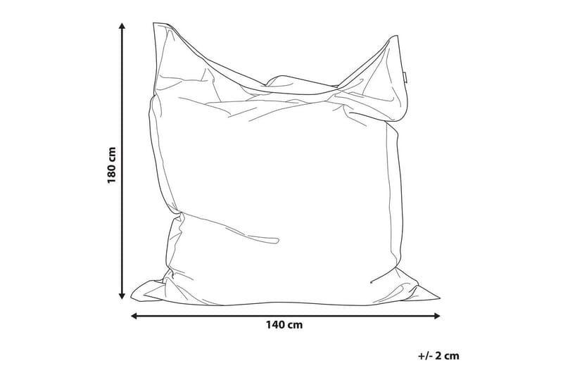 Sittsäck Fuzzy Flerfärgad, vit, blå, grön, grå, 140x180x20 cm - Flerfärgad, vit, blå, grön, grå, 140x180x20 cm - Möbler - Stolar & fåtöljer - Sittsäck & sackosäck