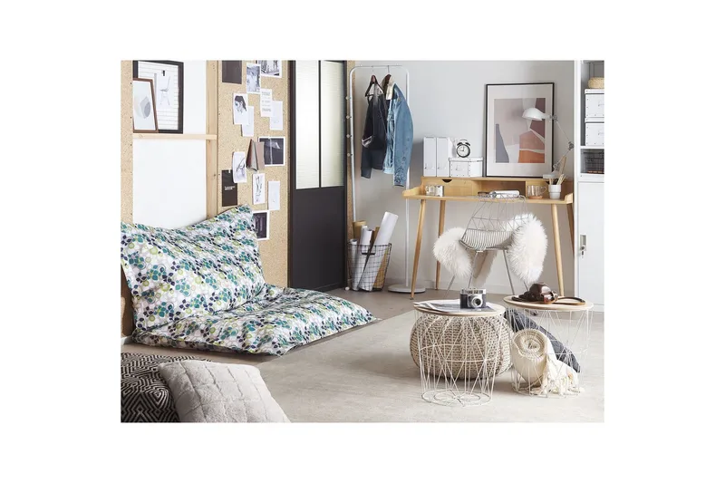 Sittsäck Fuzzy Flerfärgad, vit, blå, grön, grå, 140x180x20 cm - Flerfärgad, vit, blå, grön, grå, 140x180x20 cm - Möbler - Stolar & fåtöljer - Sittsäck & sackosäck