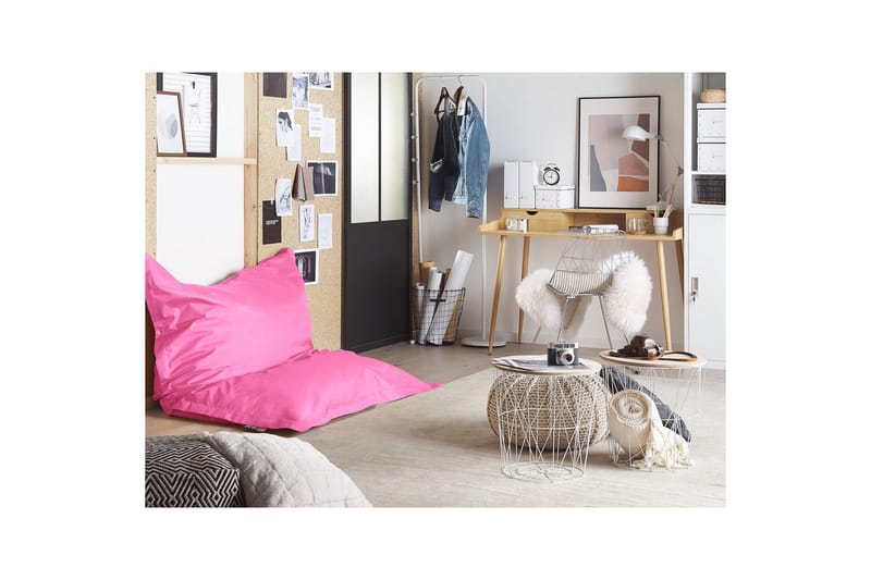 Sittsäck Fuzzy Rosa, 140x180x20 cm - Rosa, 140x180x20 cm - Möbler - Stolar & fåtöljer - Sittsäck & sackosäck