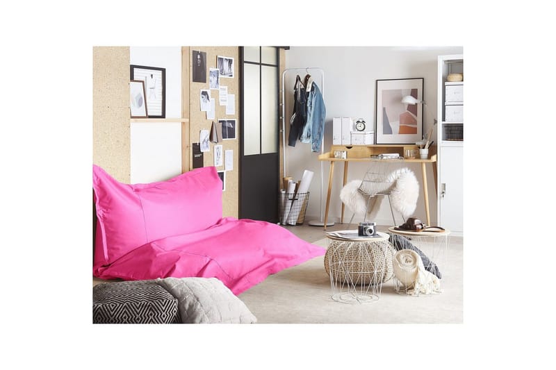 Sittsäck Fuzzy Rosa, 180x230x20 cm - Rosa, 180x230x20 cm - Möbler - Stolar & fåtöljer - Sittsäck & sackosäck