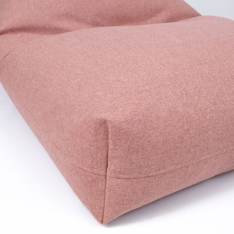 Sittsäck Raskor 130x80x20/70 cm - rosa - Möbler - Stolar & fåtöljer - Sittsäck & sackosäck