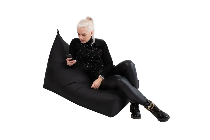 Mr. Big Sittsäck 130x80x20/70 cm Svart - Möbler - Stolar & fåtöljer - Sittsäck & sackosäck