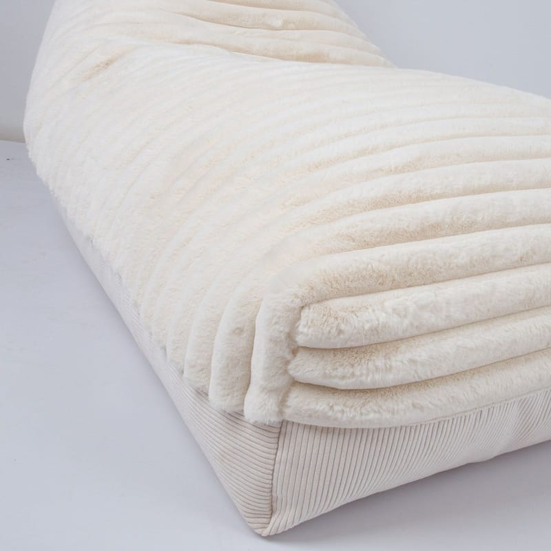Sittsäck Tovin 130x80x20/70 cm - vit - Möbler - Stolar & fåtöljer - Sittsäck & sackosäck