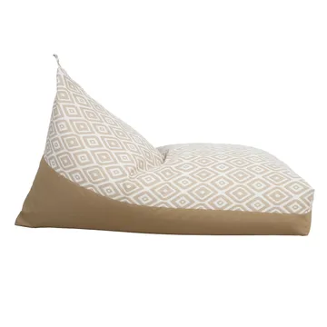 Sittsäck Viknor 130x80x20/70 cm - beige romber/beige - Möbler - Stolar & fåtöljer - Sittsäck & sackosäck