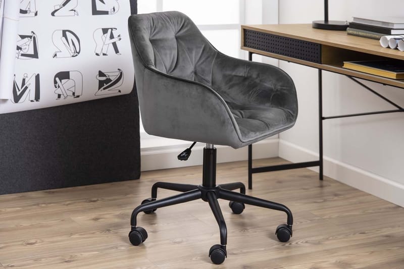 Skrivbordsstol Brooke - mörkgrå - Möbler - Stolar & fåtöljer - Kontorsstol & skrivbordsstol