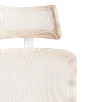 Skrivbordsstol Monarch - Beige, vit - Möbler - Stolar & fåtöljer - Kontorsstol & skrivbordsstol
