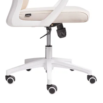 Skrivbordsstol Monarch - Beige, vit - Möbler - Stolar & fåtöljer - Kontorsstol & skrivbordsstol