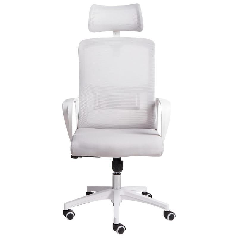 Skrivbordsstol Monarch - Grå, vit - Möbler - Stolar & fåtöljer - Kontorsstol & skrivbordsstol