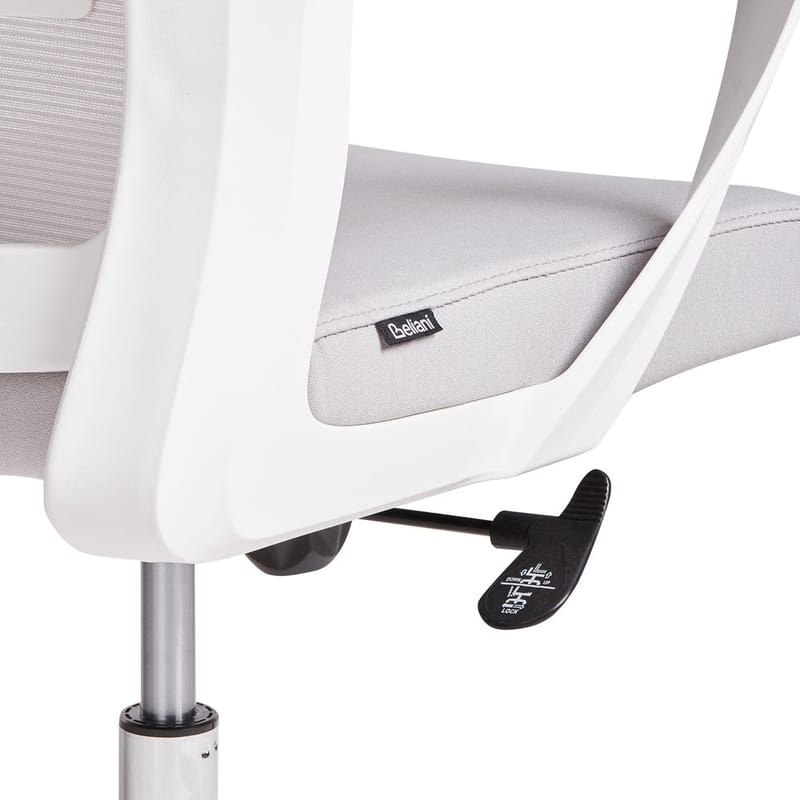 Skrivbordsstol Monarch - Grå, vit - Möbler - Stolar & fåtöljer - Kontorsstol & skrivbordsstol