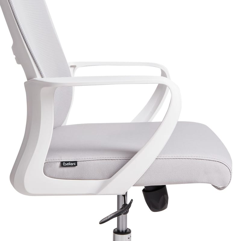 Skrivbordsstol Monarch - Grå, vit - Möbler - Stolar & fåtöljer - Kontorsstol & skrivbordsstol