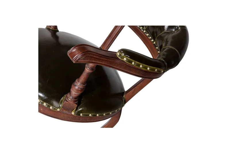 Albero Karmstol - Valnöt/Mörkgrön - Möbler - Stolar & fåtöljer - Sminkstol