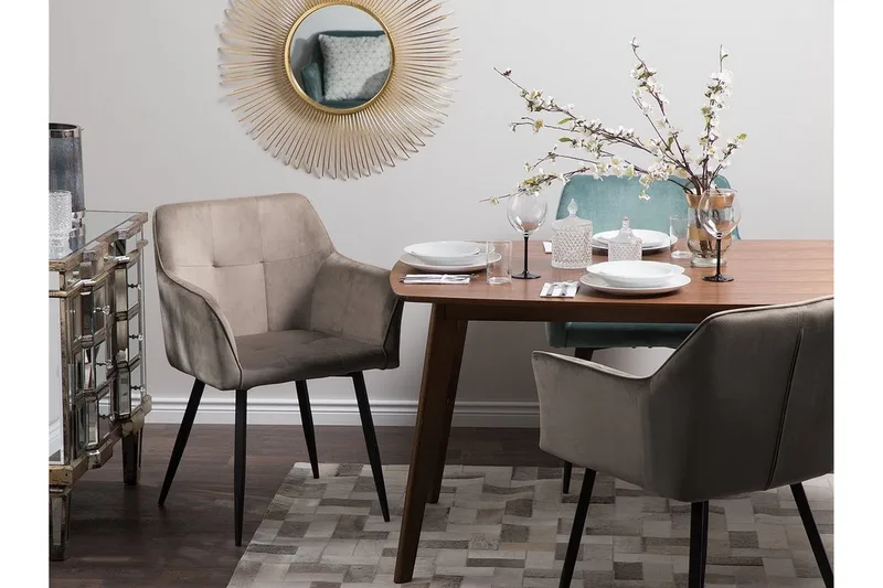 Jasmin Stol Set Om 2 St - Beige - Möbler - Stolar & fåtöljer - Sminkstol