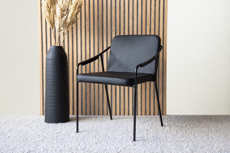 Karmstolar (med armstöd) Venture Home Tvist Barstol Black - Möbler - Stolar & fåtöljer - Sminkstol