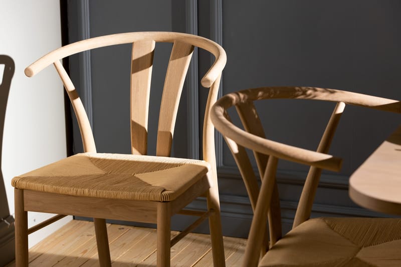 Otaki Karmstol - Oljad Ek/Brun - Möbler - Stolar & fåtöljer - Sminkstol