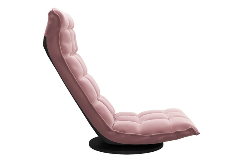 Snurrbar golvstol rosa sammet - Rosa - Möbler - Stolar & fåtöljer - Fåtölj