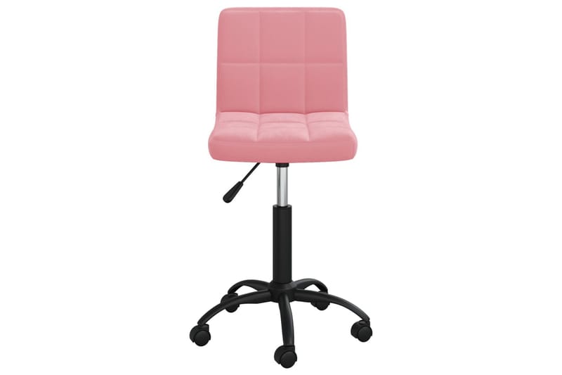 Snurrbar kontorsstol rosa sammet - Rosa - Möbler - Stolar & fåtöljer - Kontorsstol & skrivbordsstol