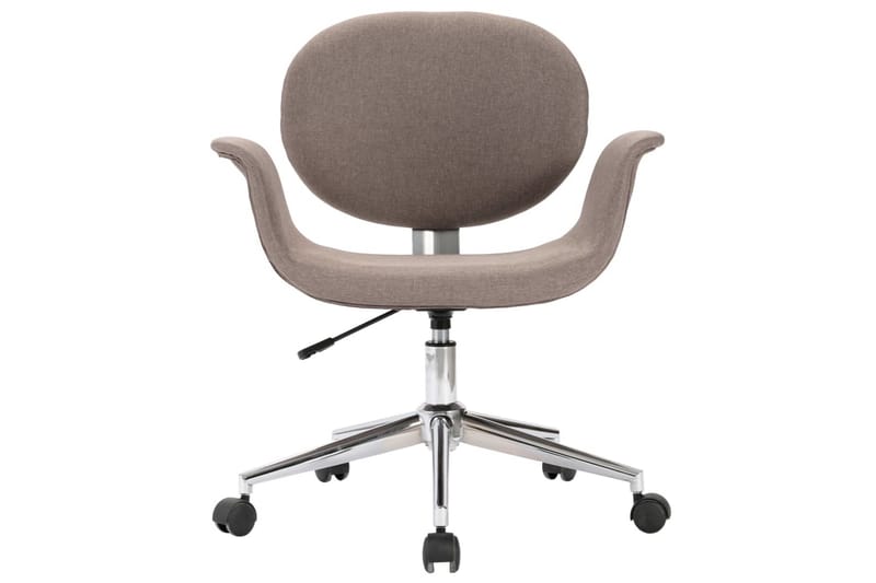 Snurrbar kontorsstol taupe tyg - Brun - Kontorsstol & skrivbordsstol