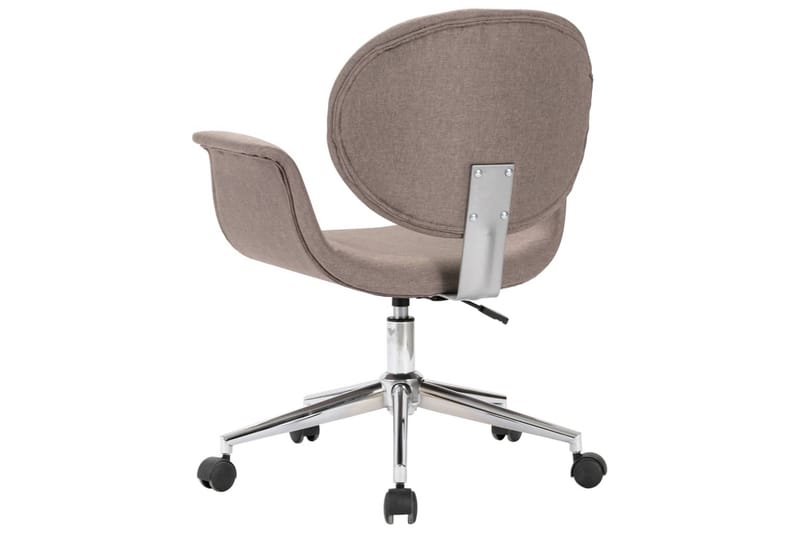 Snurrbar kontorsstol taupe tyg - Brun - Kontorsstol & skrivbordsstol