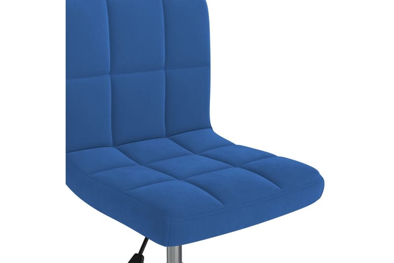 Snurrbar matstol blå sammet - Blå - Möbler - Stolar & fåtöljer - Matstol & köksstol