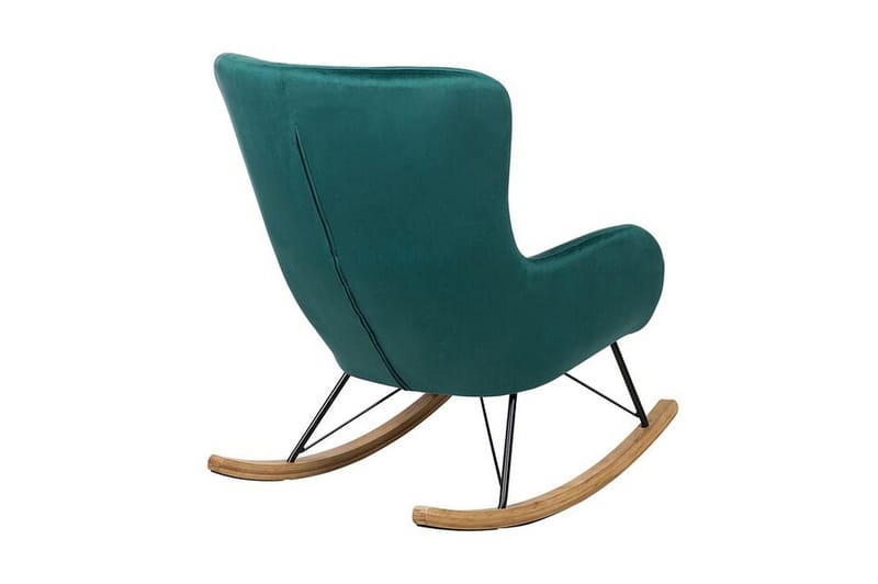 Freeburger Gungstol Sammet - Grön - Möbler - Stolar & fåtöljer - Gungstol