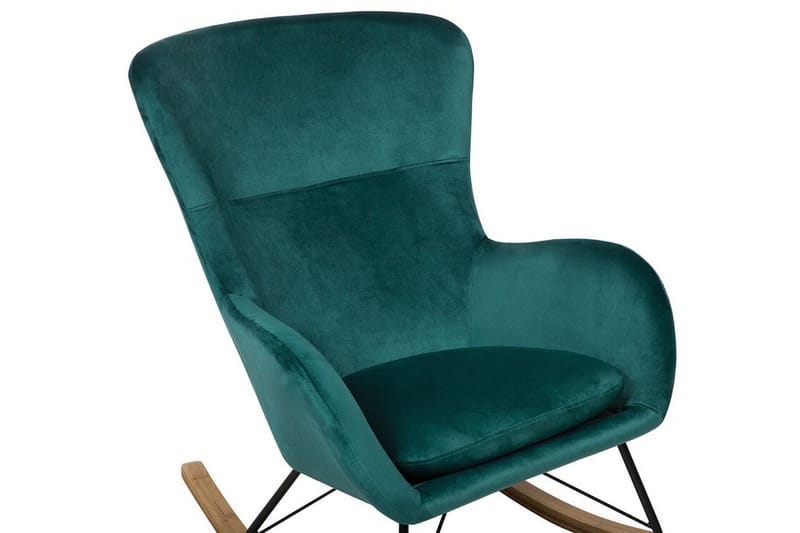 Freeburger Gungstol Sammet - Grön - Möbler - Stolar & fåtöljer - Gungstol