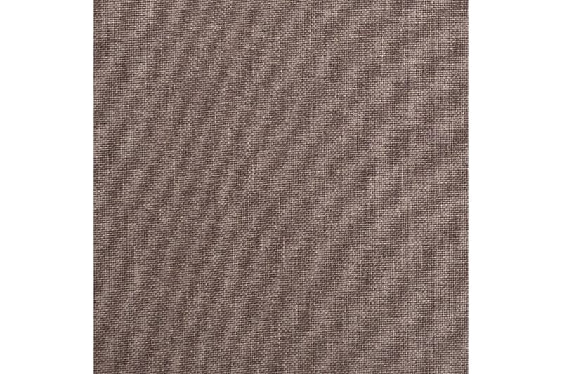 Gungstol med fotpall taupe tyg - Taupe - Möbler - Stolar & fåtöljer - Gungstol