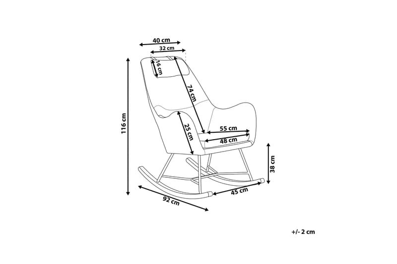 Harnos Gungstol - Gul - Möbler - Stolar & fåtöljer - Gungstol