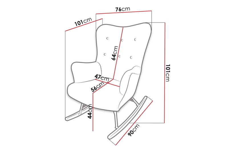 Skandynawi Gungstol - Möbler - Stolar & fåtöljer - Gungstol