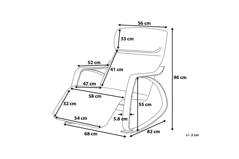 Weston Gungstol - Beige - Möbler - Stolar & fåtöljer - Gungstol