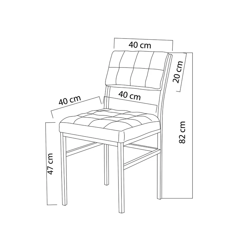 Stedum Matstol - Marinblå - Möbler - Stolar & fåtöljer - Matstol & köksstol