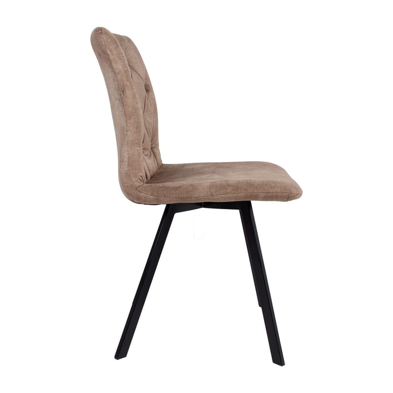 Stol Afton sammet - brun - Möbler - Stolar & fåtöljer - Matstol & köksstol