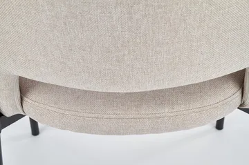Stol beige med svarta ben - Cadeira - Beige/Svart - Möbler - Stolar & fåtöljer - Matstol & köksstol