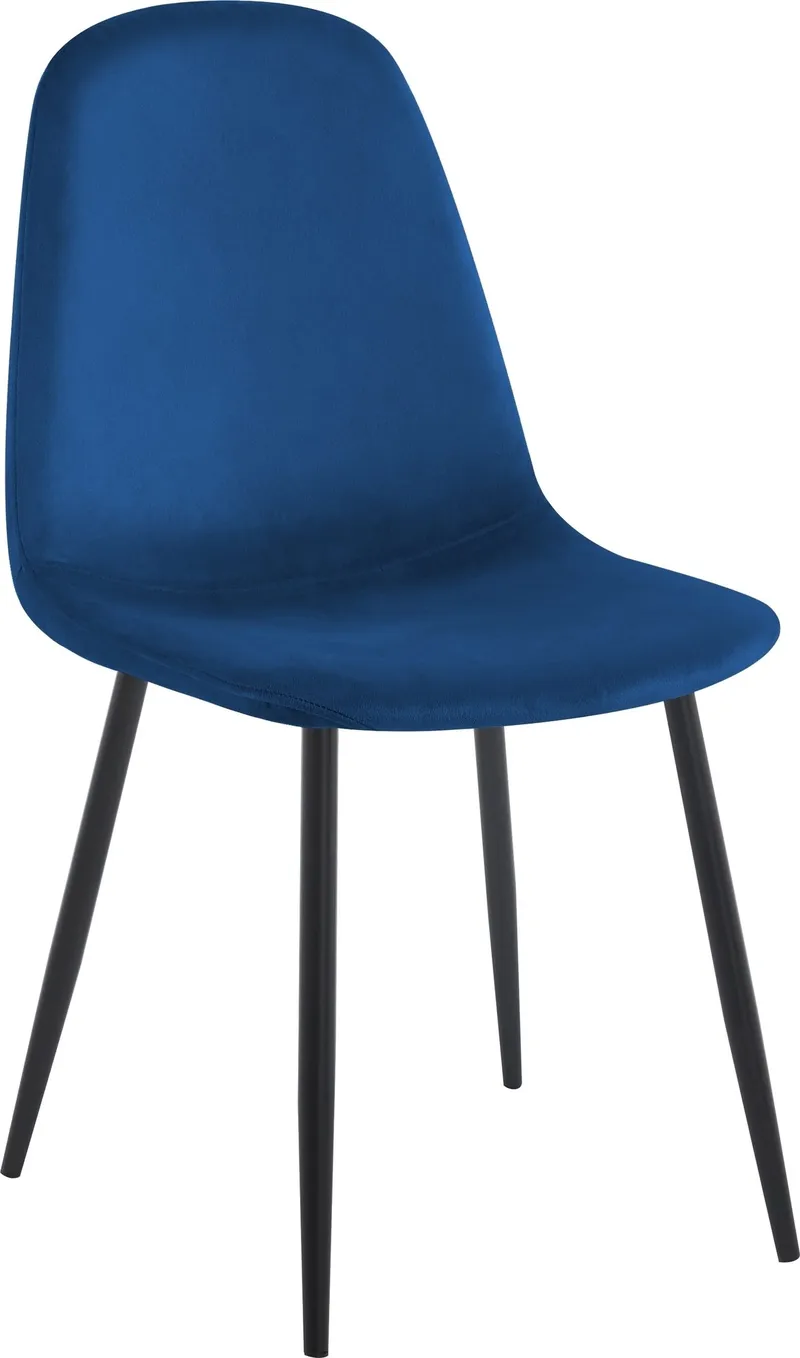 Stol Carisma Sammet, blå